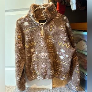 Aztec print sweatshirt